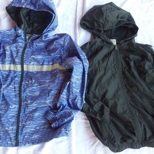 BOCINI Boys Lot of 2 Light spring Hooded Jackets size M/10